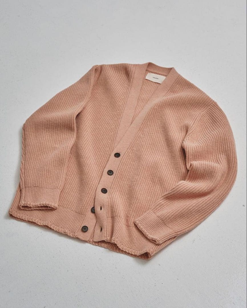 トップス todayful Wool Ribknit Cardigan