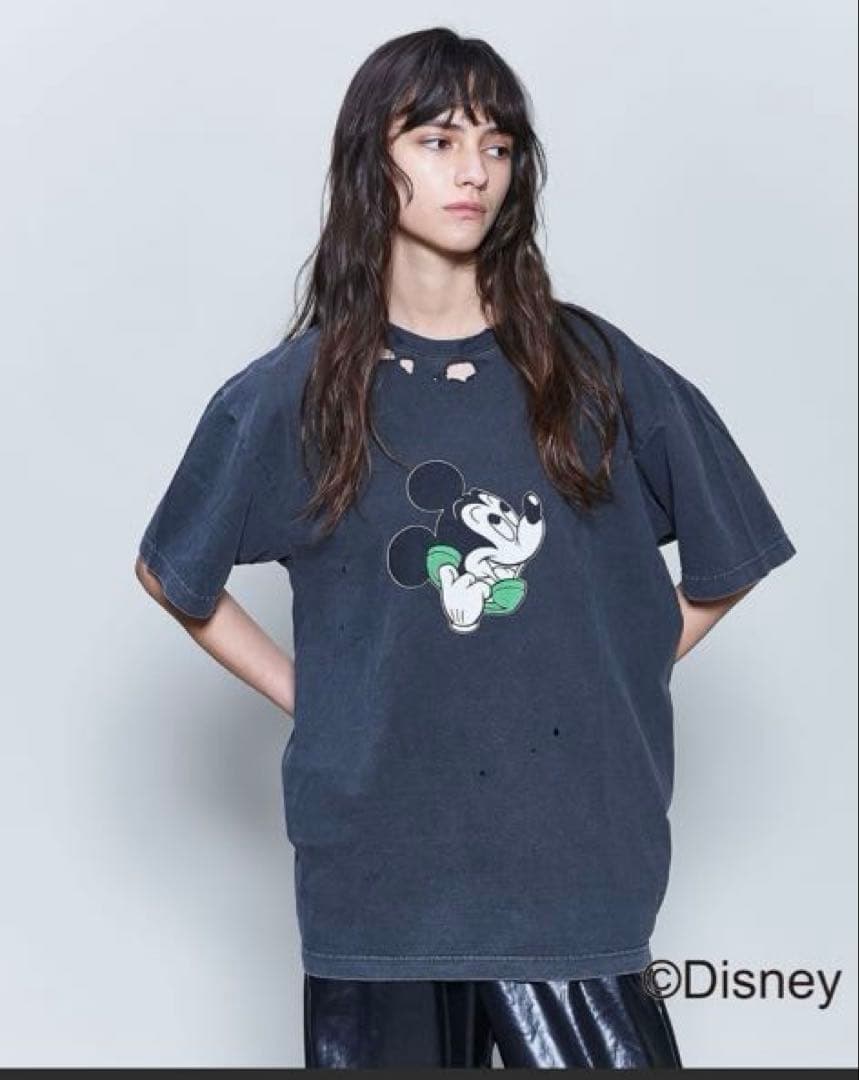 本日限定お値下げroku 6 ミッキーマウス 半袖Tシャツ Lサイズ