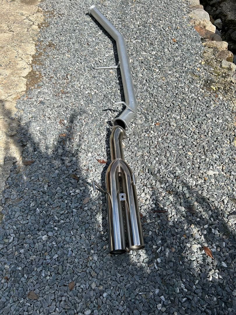 【180SX デュアルマフラー メーカー不明 80π 中古】
