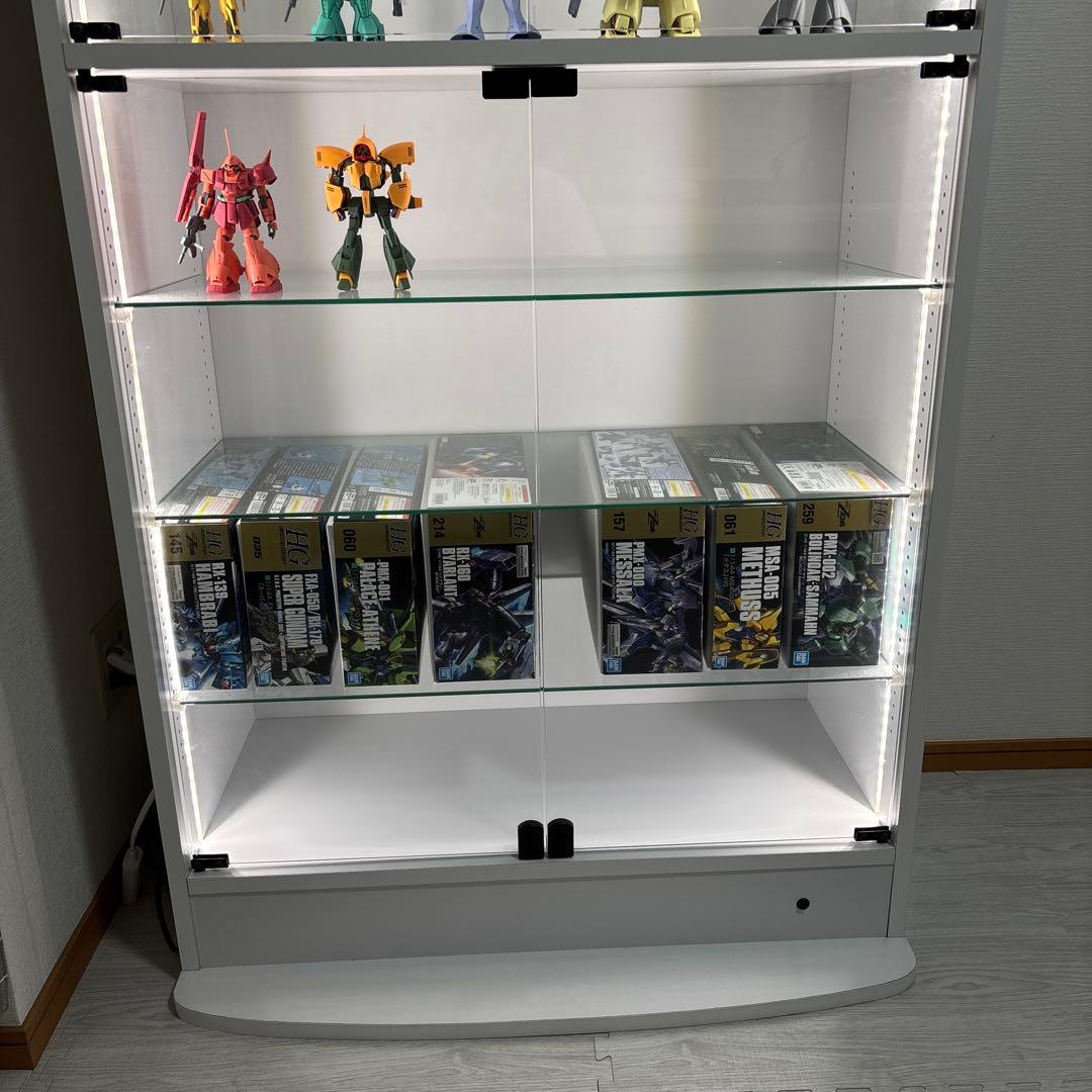 JAJANコレクションラック　ワイド　ハイタイプ　LED付き 定価65,000円