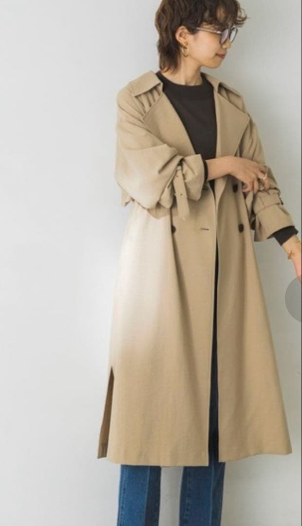 URBAN RESEARCH ベージュ 36ドロストトレンチコート