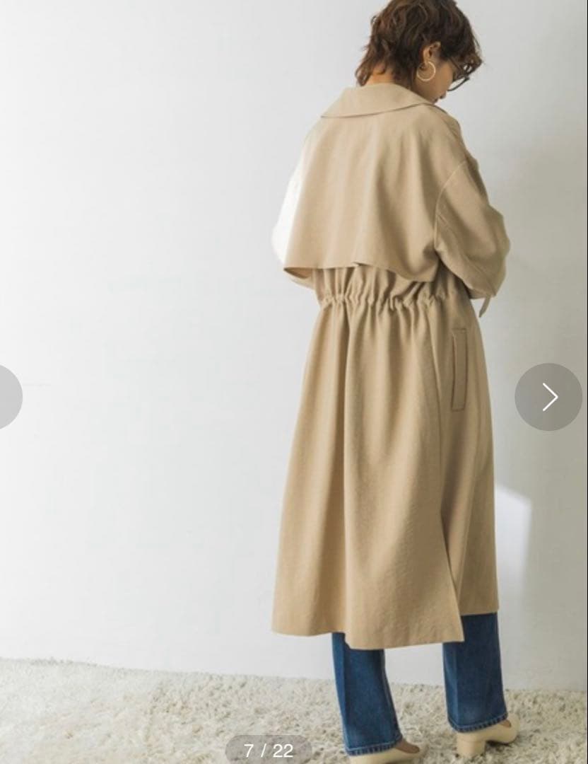 URBAN RESEARCH ベージュ 36ドロストトレンチコート