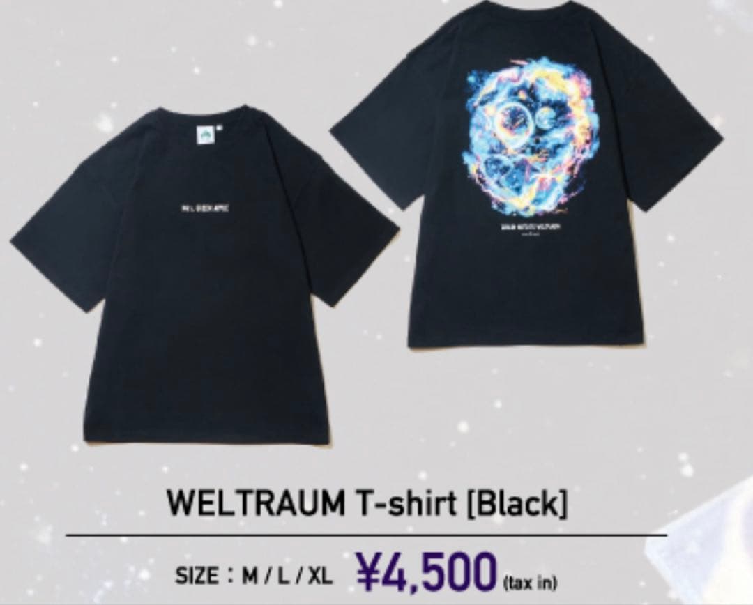 ゼンジン未到とヴェルトラウム　T-shirt BLACK/Mサイズ