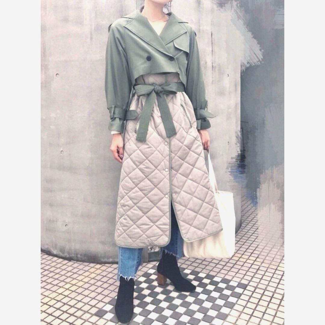 Ameriアメリ 3WAY MILITARY LINER COAT