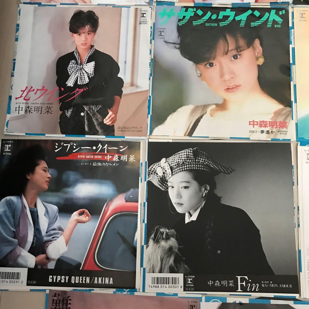 中森明菜 シングルレコード 1４枚セット
