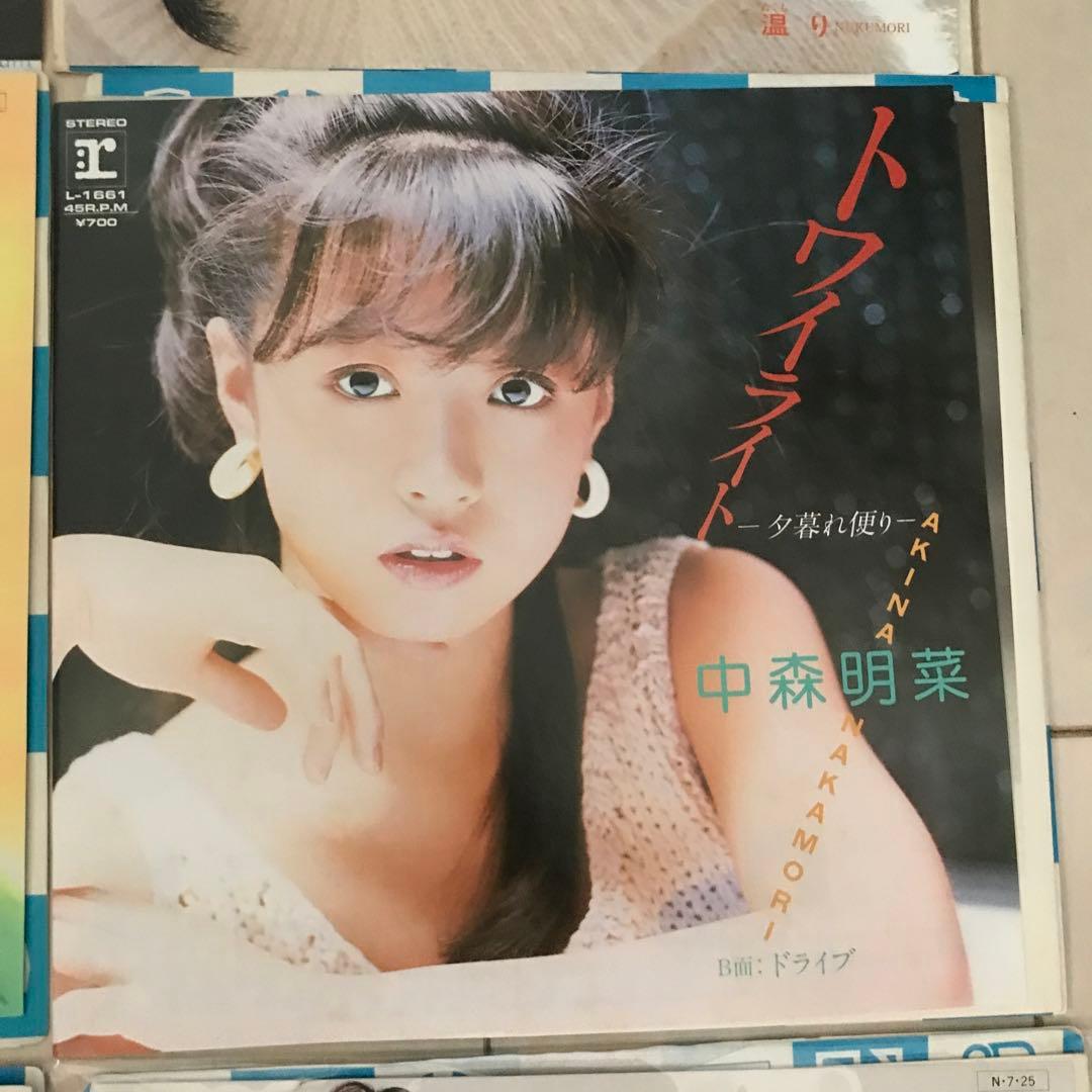 中森明菜 シングルレコード 1４枚セット