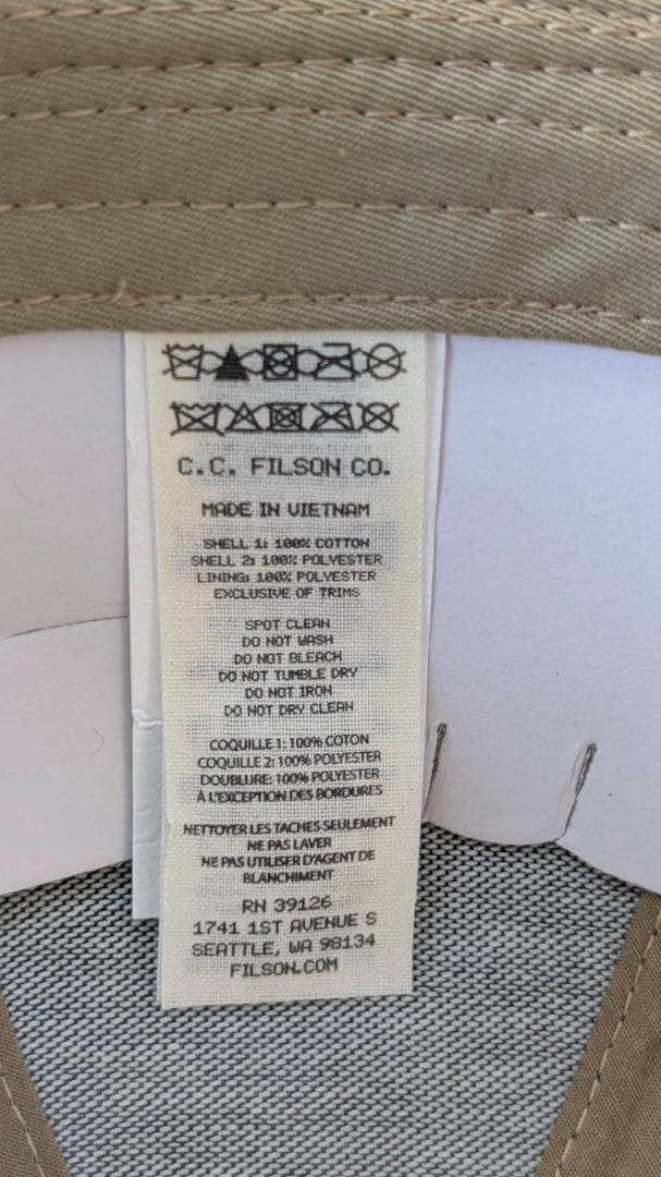 【新品】FILSON フィルソン Scenic Logger Mesh Cap