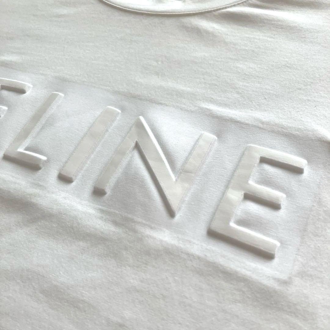 【Celine】3DロゴTシャツ・半袖T・L・白