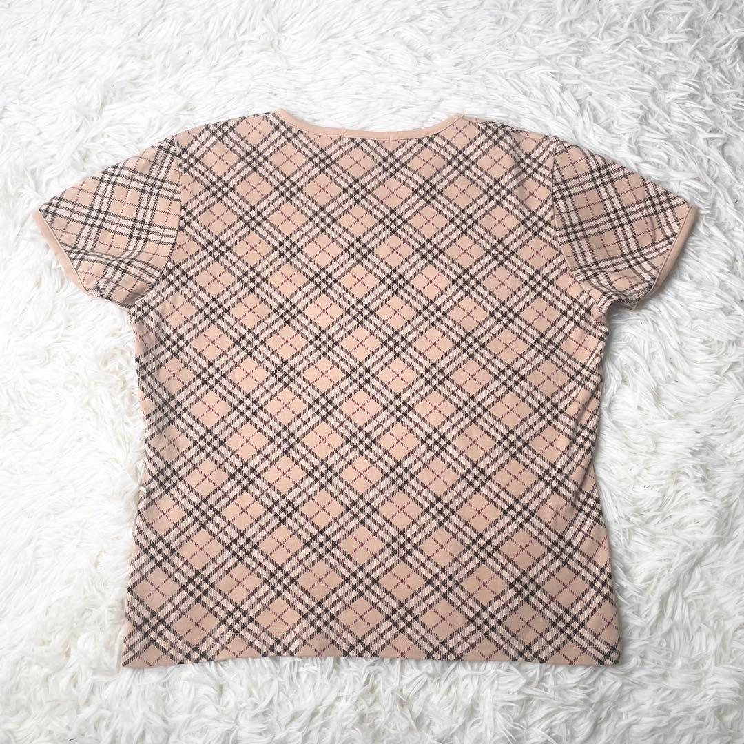 【極美品】BURBERRY LONDON 半袖Tシャツ ロゴプリント Lサイズ