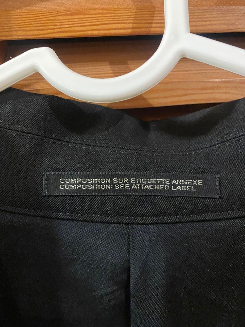 ヨウジヤマモト プールオム YohjiYamamoto ロングコート ブラック