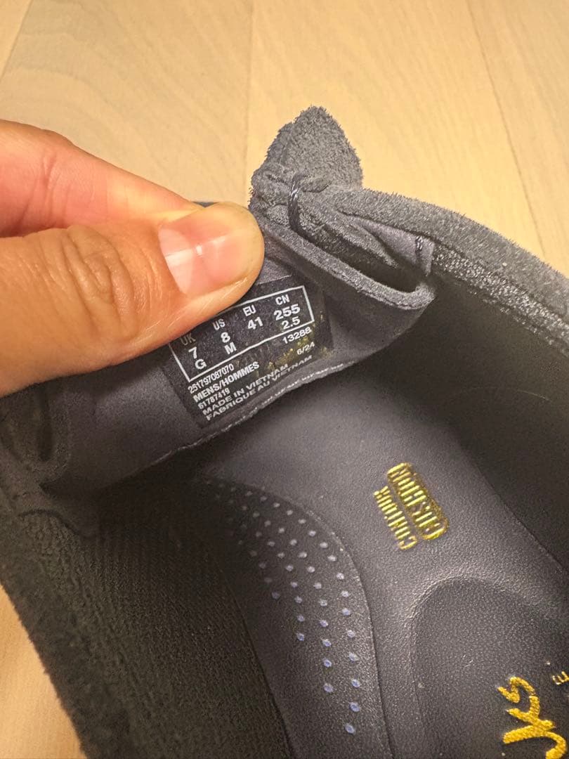 再値下げ！Clarks クラークストーヒルロー美品！25.5 ネイビースウェード