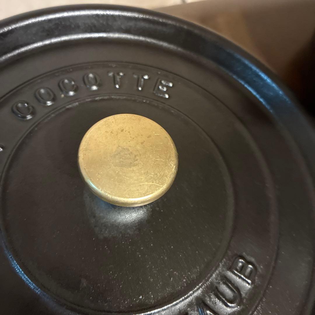 sjtyさん専用　ストウブ　STAUB 鋳鉄製 両手鍋 24cm ブラック