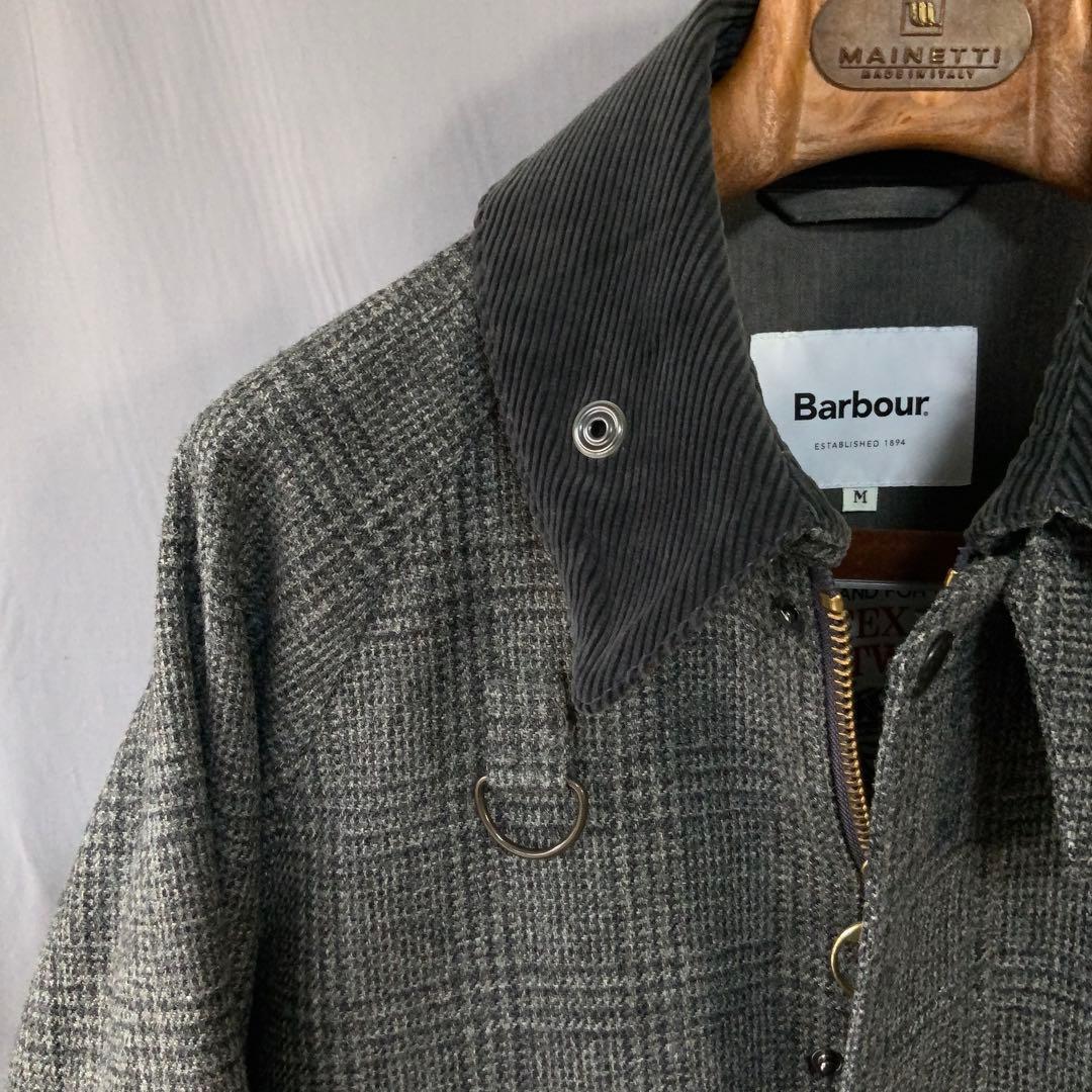 Barbourバブアー ウールジャケット スペイSPEYグレンチェックM英国生地