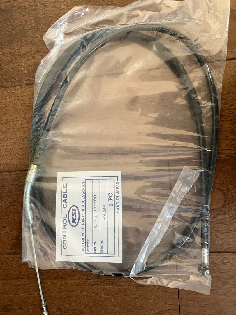 ヤマハ TX650ブレーキケーブルとミラーセット 51-35