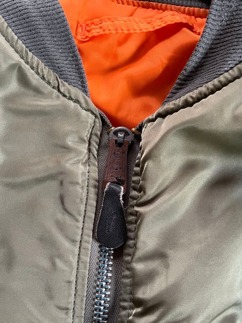 USA製 90s MA-1 ヴィンテージ ALPHA INDUSTRIES
