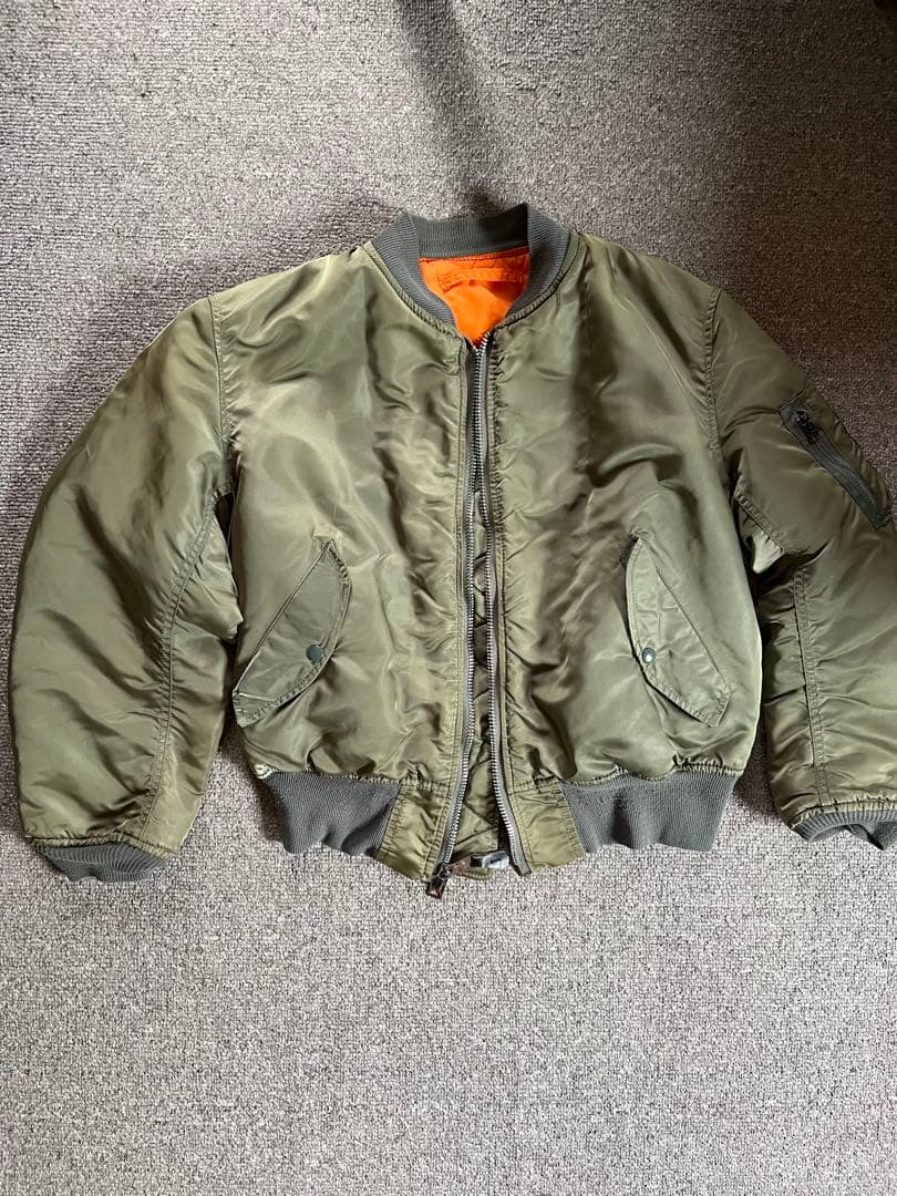 USA製 90s MA-1 ヴィンテージ ALPHA INDUSTRIES