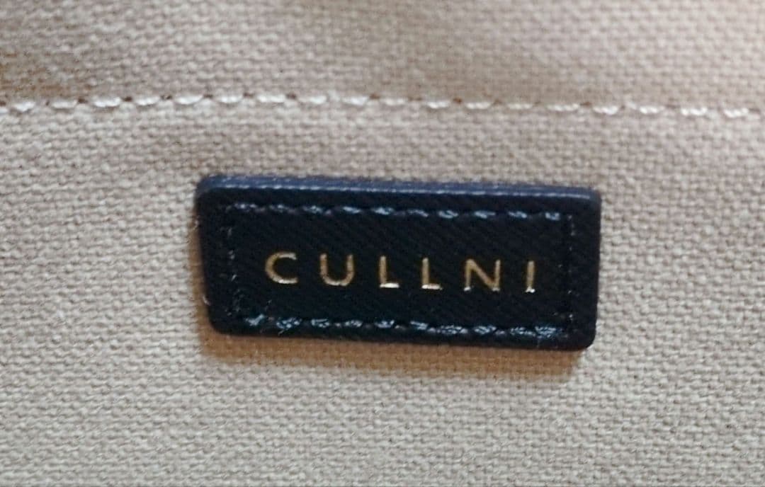 CULLNI クルニ レザーポケット キャンバス トートバッグ 男女兼用