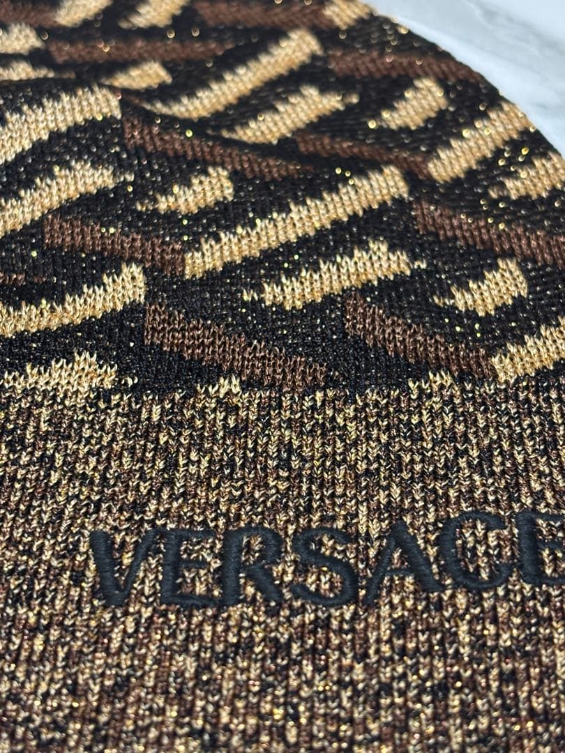 VERSACE グレカ模様　ビーニー