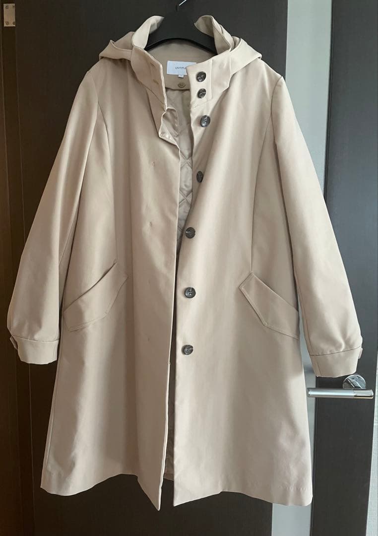 美品【UNTITLED】Thermore ライナー付 フーデットコート