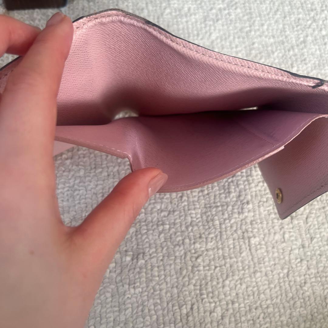 【箱・布袋付】ルイヴィトン モノグラム ポルトフォイユ ヴィクトリーヌ ピンク