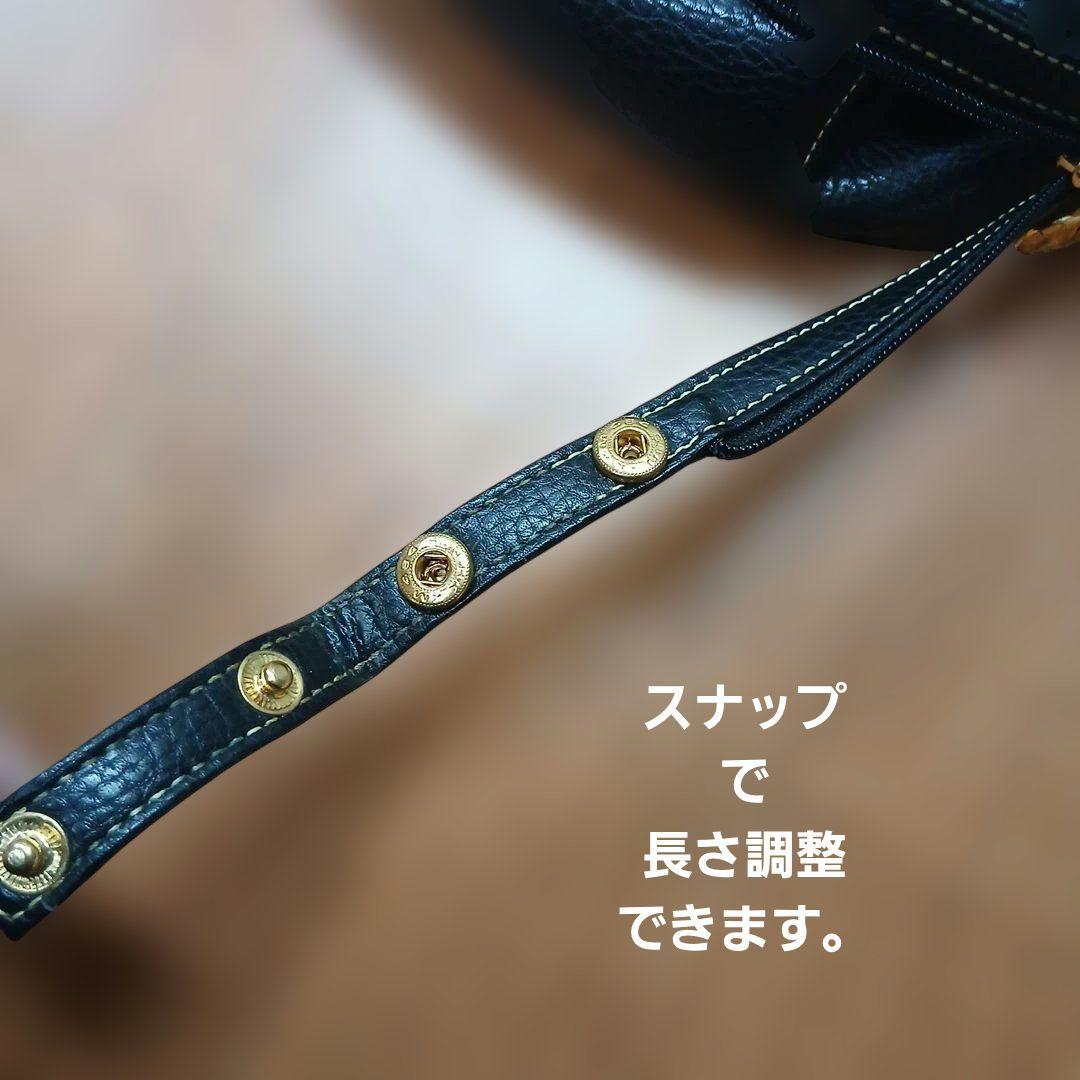 美品✨ラトゥールエッフェル　2wayボディバッグ　リュック　シボ革　レザー　黒