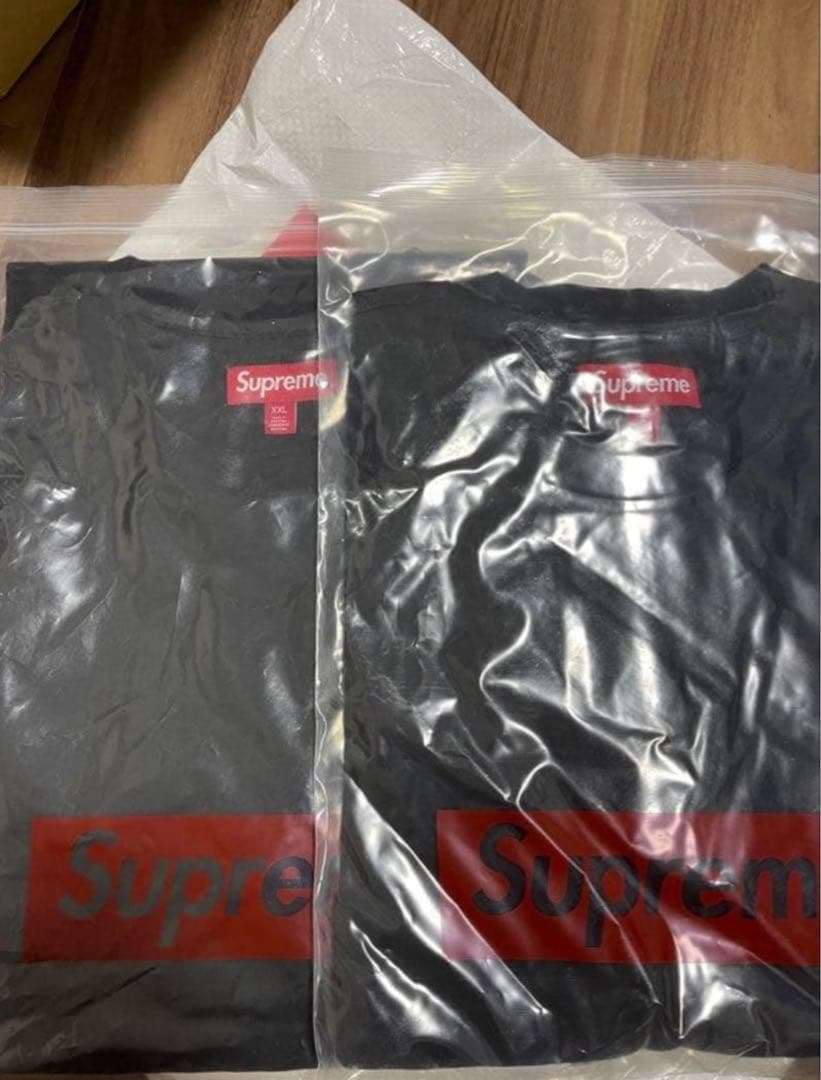 トップス Supreme Small Box L/S Tee \"Black\"