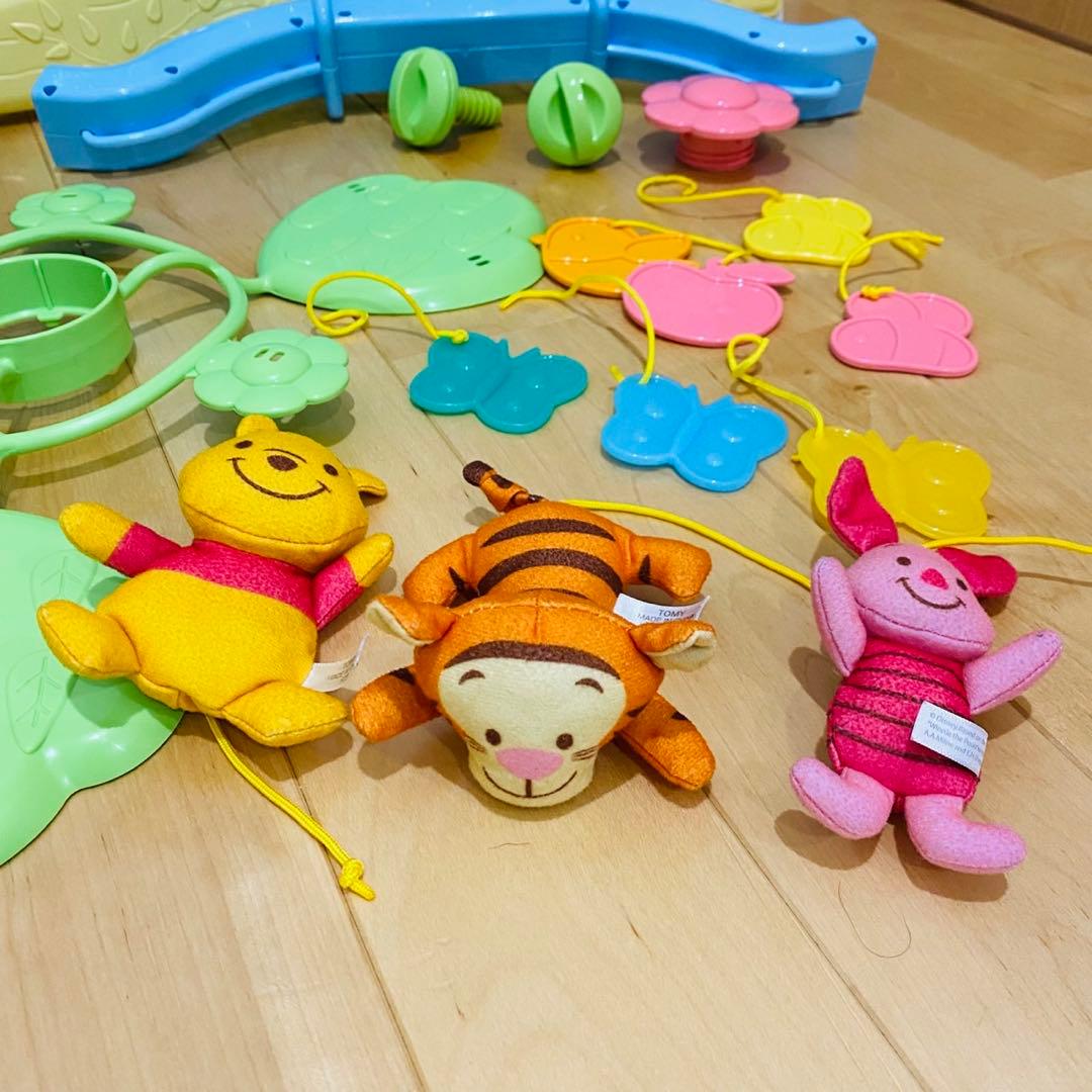 ディズニー　えらべる回転6wayジムにへんしんメリー くまのプーさん