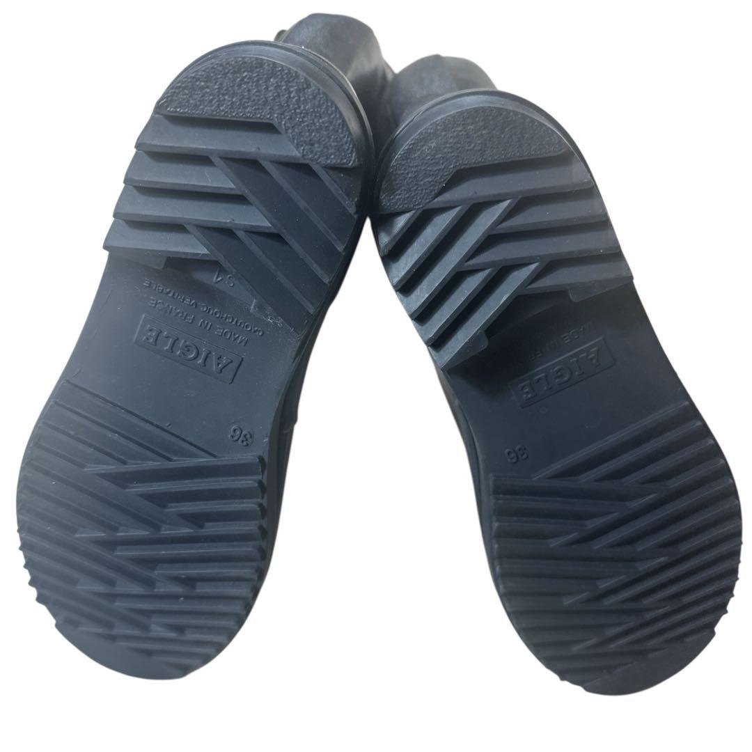 新品 未使用 タグ付き エーグル AIGLE レインブーツ サイズ36 長靴