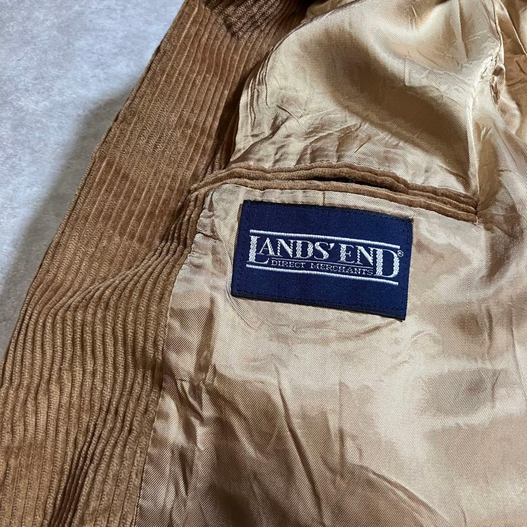 90s USA製 LANDS' END テーラードジャケット コーデュロイ