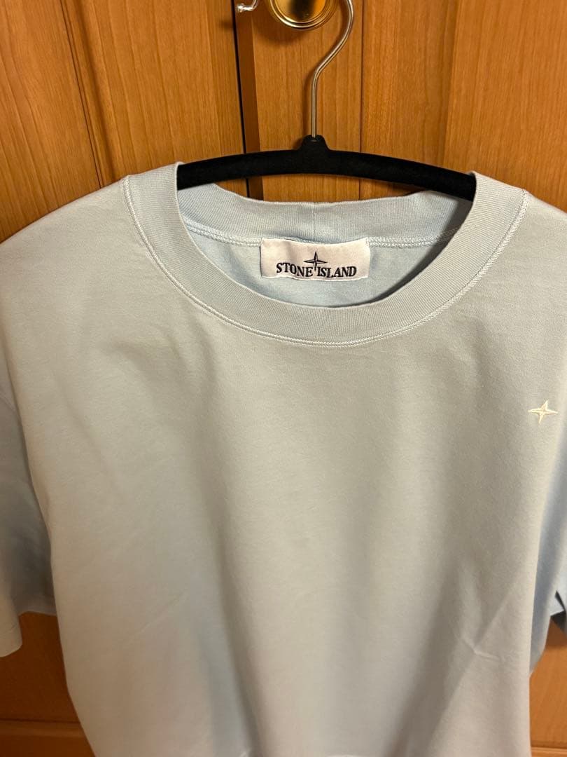 ※定価4万 ストーンアイランド Tシャツ ライトブルー