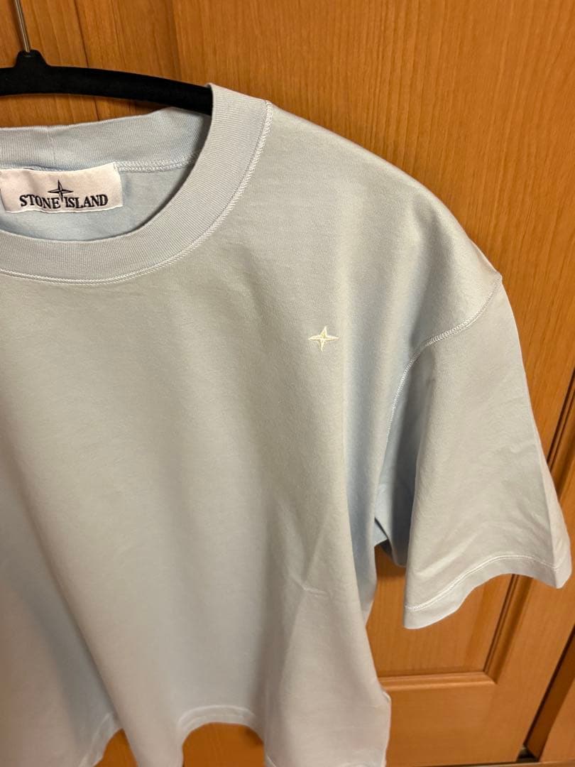※定価4万 ストーンアイランド Tシャツ ライトブルー
