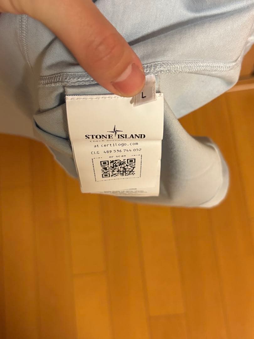 ※定価4万 ストーンアイランド Tシャツ ライトブルー