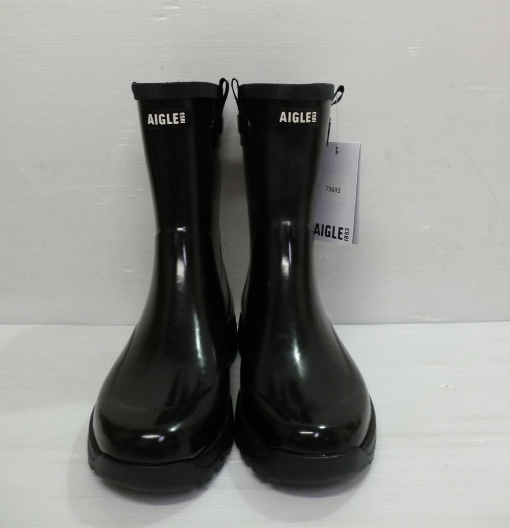 AIGLE エーグル アリア レインブーツ NOIR ノワール レディース 39