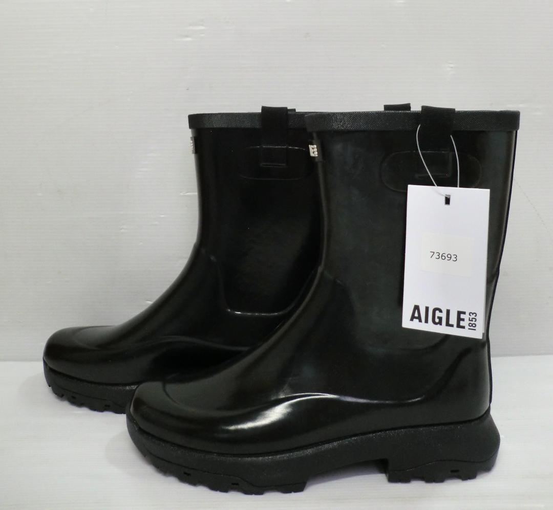 AIGLE エーグル アリア レインブーツ NOIR ノワール レディース 39