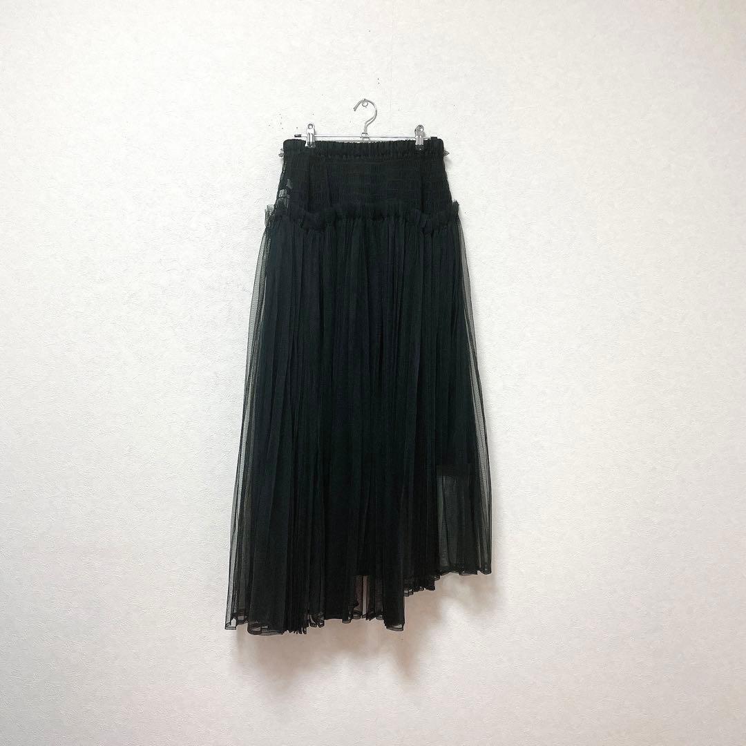 美品✨ chika kisada チュール プリーツ ロングスカート 23SS