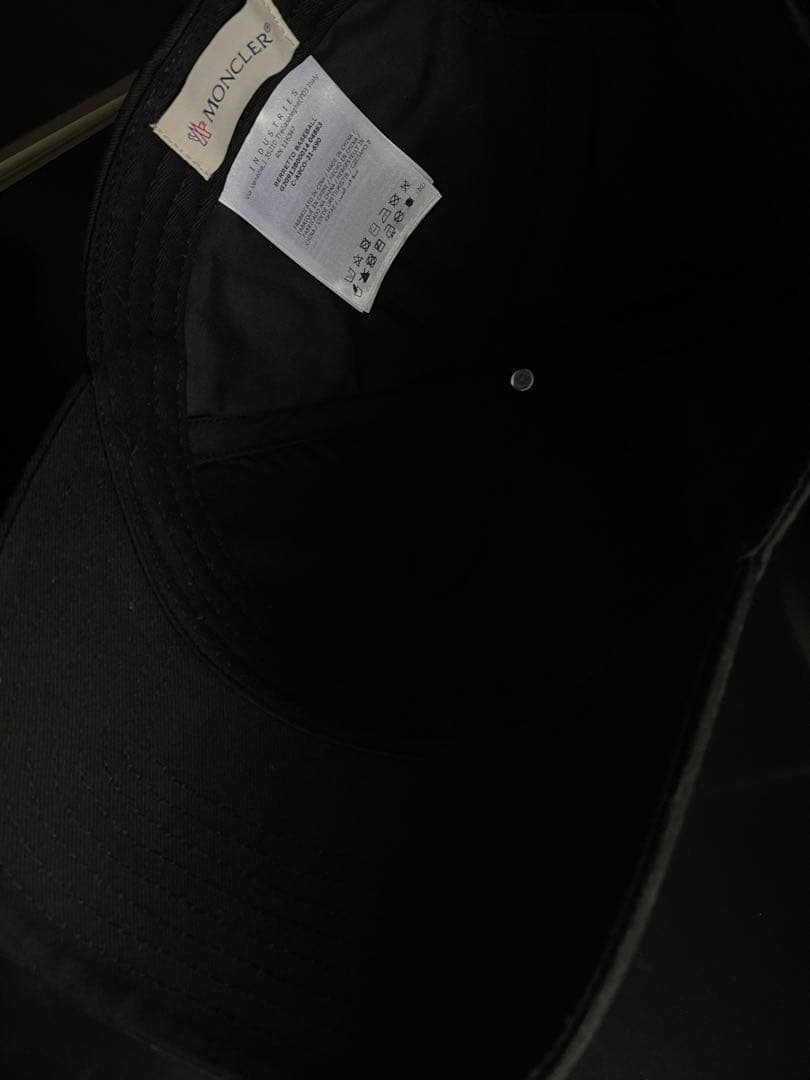 【国内正規品】MONCLER モンクレール ベースボールキャップ ブラック