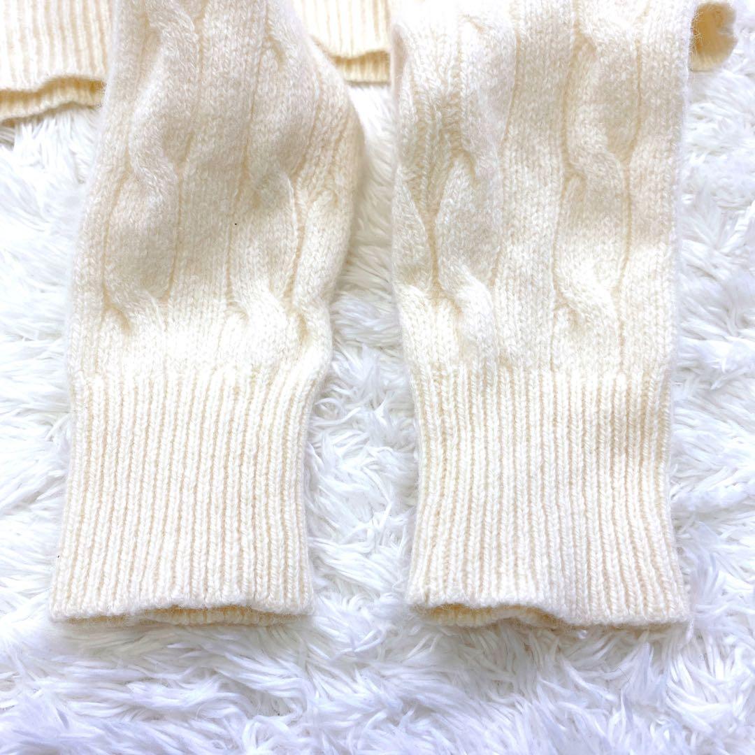 未使用級 POLO RALPH LAUREN カシミヤ混 カーディガン ボレロ