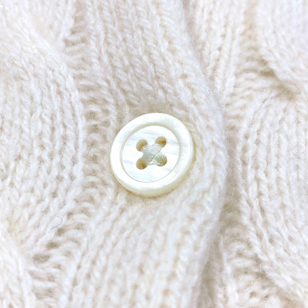 未使用級 POLO RALPH LAUREN カシミヤ混 カーディガン ボレロ