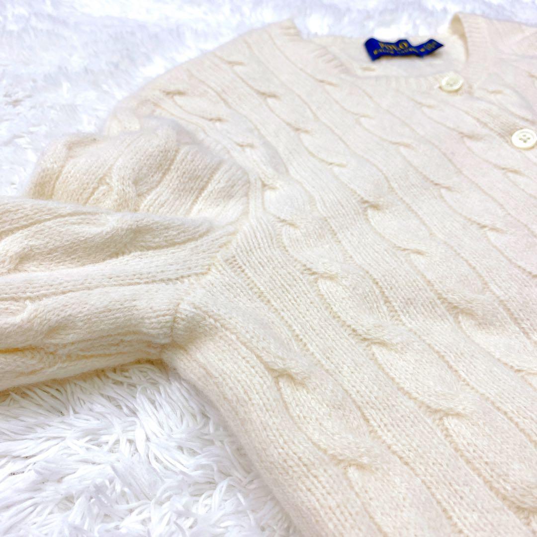 未使用級 POLO RALPH LAUREN カシミヤ混 カーディガン ボレロ