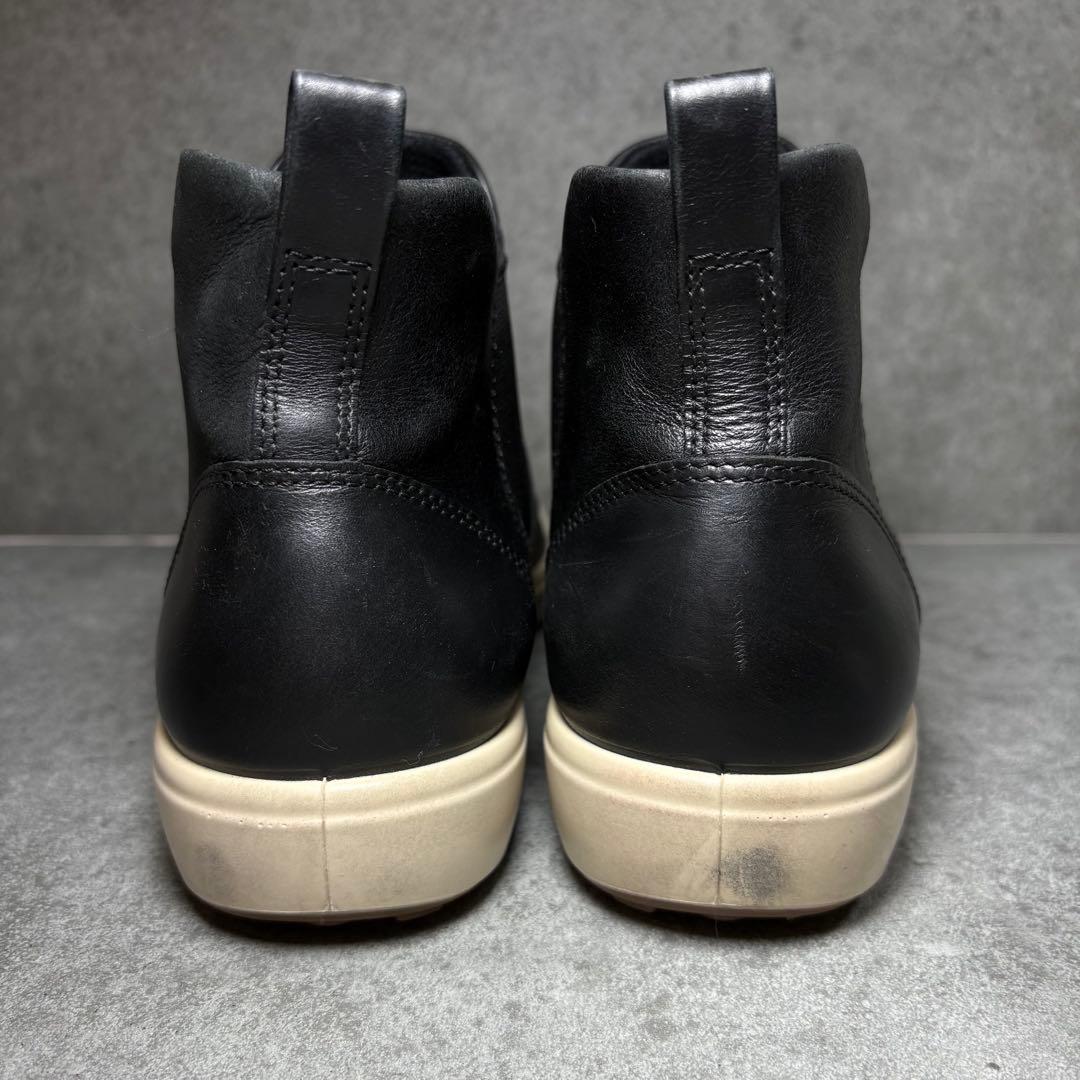 【美品】ecco サイドゴアブーツ チェルシーブーツ スニーカー 24.5