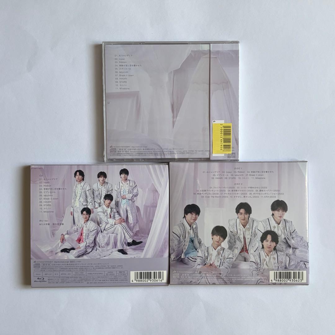 M!LK アルバム Jewel 通常盤 初回限定版A・B 3点セット