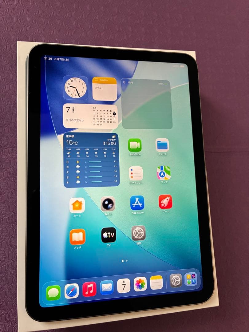 【付属品未使用】iPad mini7 wifi 128GB
