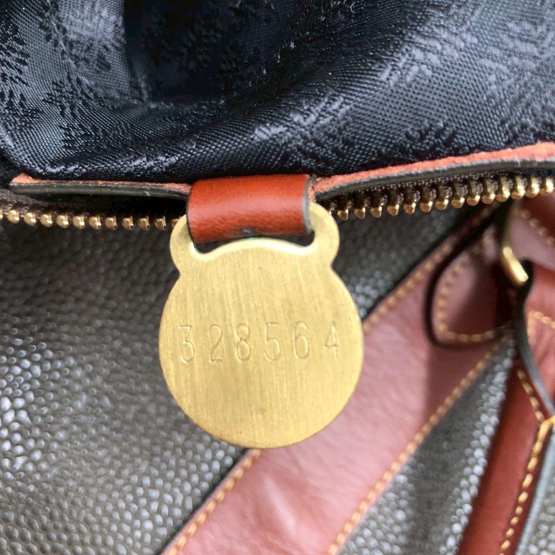 大容量◎2way◎Mulberry マルベリー ボストンバッグ 金具付 カデナ