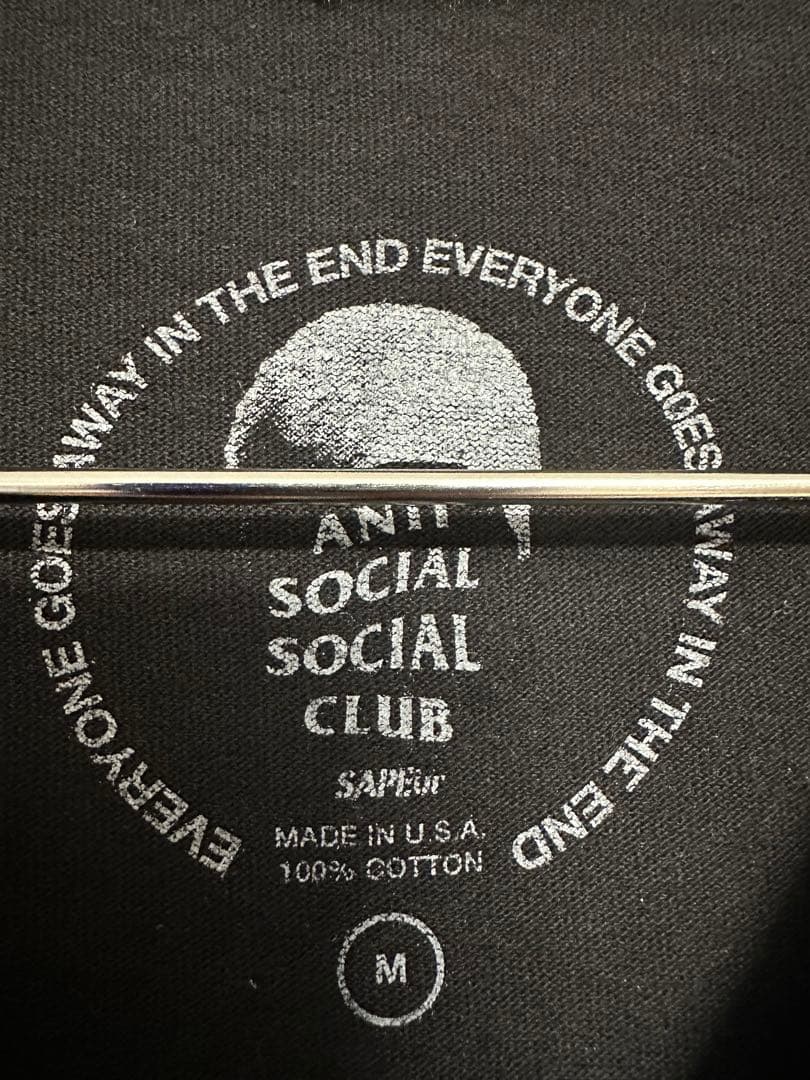 SAPEur ANTI SOCIAL SOCIAL CLUB コラボ　T 2回着