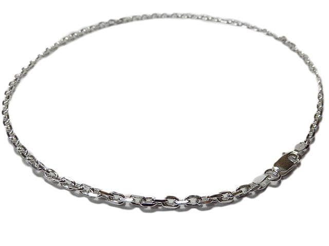 【しんちゃん】あずきチェーンネックレスシルバー925 3.2mm 55cm