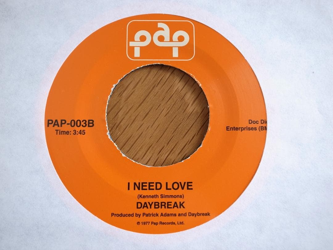 その他 DAYBREAK / EVERYTHING MAN 7\" 45