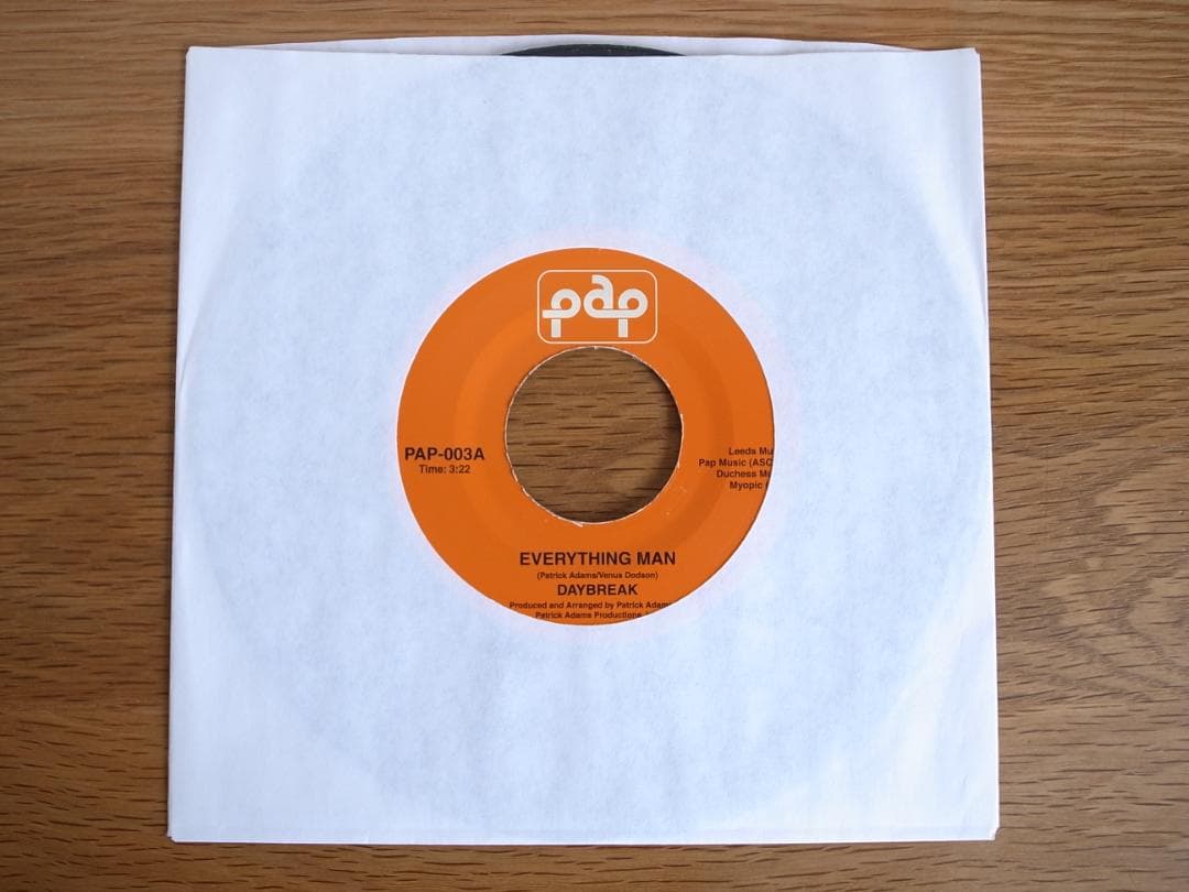 その他 DAYBREAK / EVERYTHING MAN 7\" 45