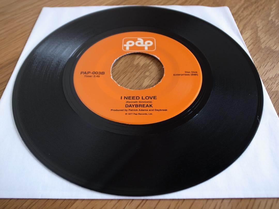 その他 DAYBREAK / EVERYTHING MAN 7\" 45