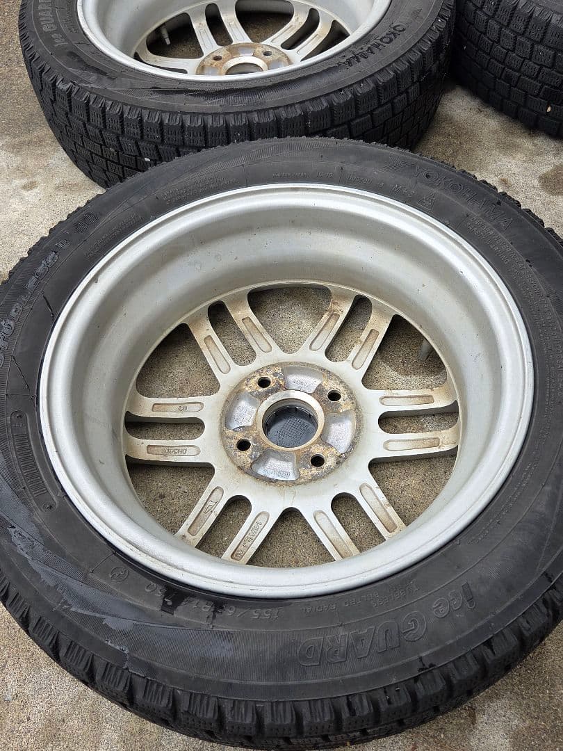 【スマン】14インチ アルミ 155/65R14 ホイール ダイハツ