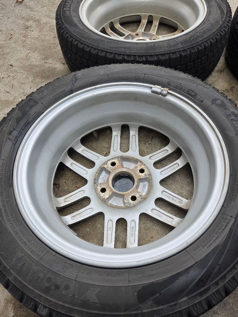 【スマン】14インチ アルミ 155/65R14 ホイール ダイハツ